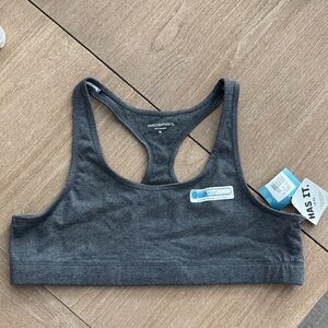 Prospirit Charcoal Sports Racerback Bra